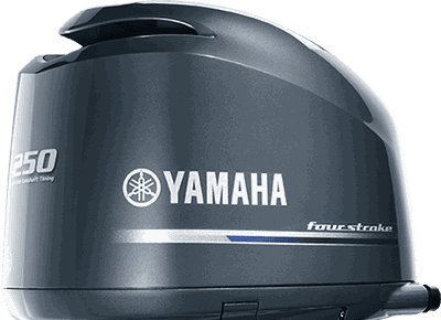 In-Line Four Yamaha outboard